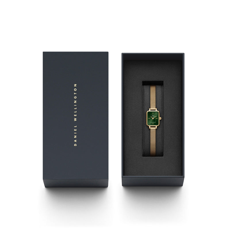 Daniel Wellington Quadro Femmes Montre Or DW00100653-zoom-