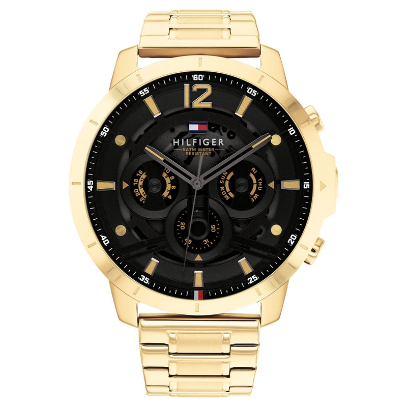 Tommy Hilfiger Hommes Montre Or TH1710511-zoom-