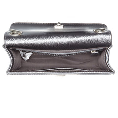 Valentino Bags Divina Grey Crossbody Bag VBS1R403GCANNAFUCIL