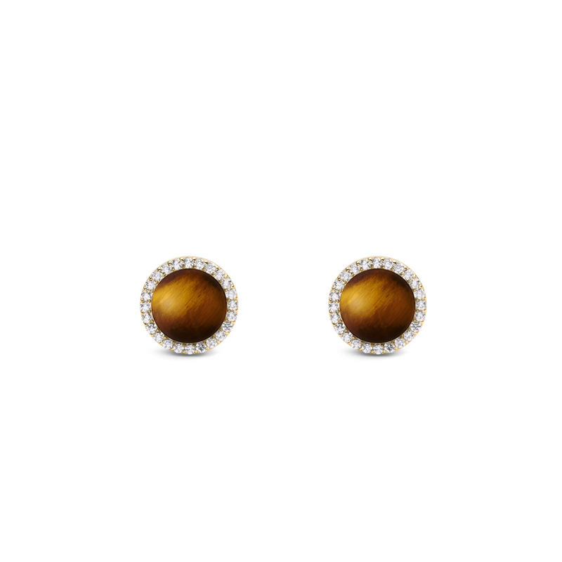 Daniel Wellington Audrey Tiger Eye Boucles d'oreilles DW00401409-zoom-