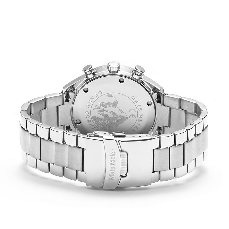 Mats Meier Grand Cornier Hommes Montre Argent MM00108-zoom-