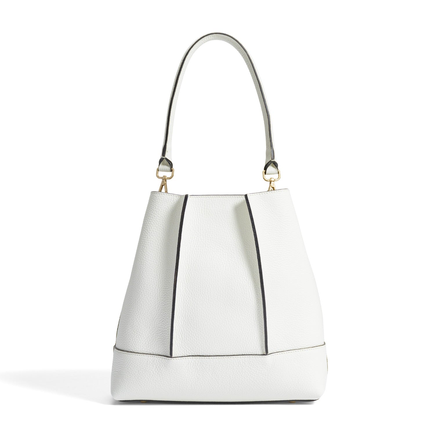 Isabel Bernard Femme Forte Macie Crème Calfskin Shoulder Bag IB25074-070