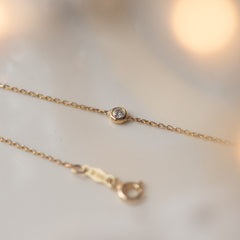 Isabel Bernard De la Paix Alfie 14 Carat Golden Bracelet | diamond 0.05 ct | IBD320002