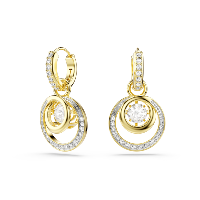 Swarovski Hyperbola Gold Plated Earrings 5738249-zoom-
