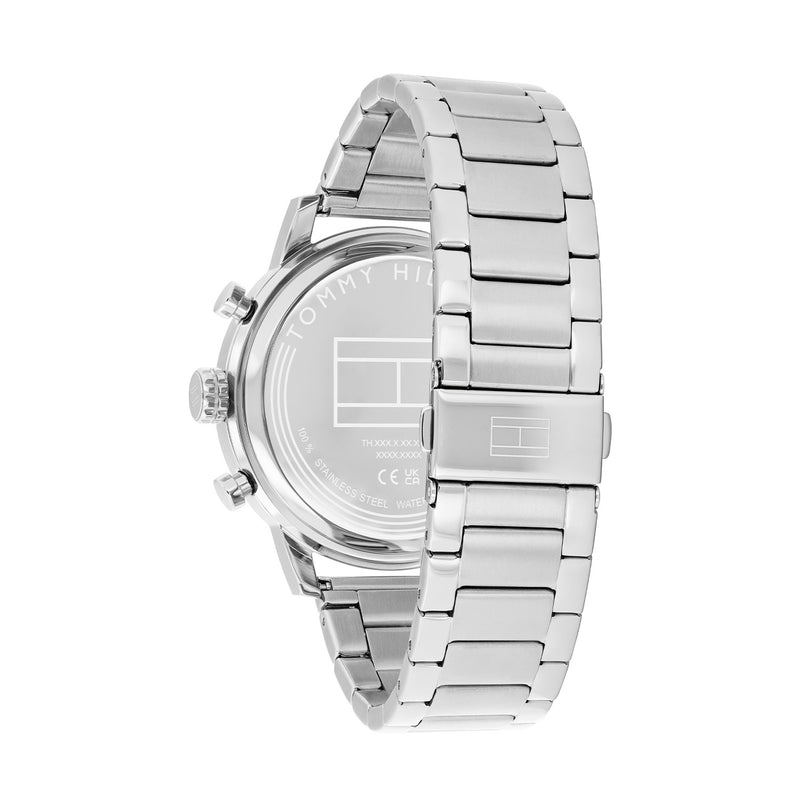 Tommy Hilfiger Rocky Montre Pour Homme Argentée et Bleue TH1792179-zoom-