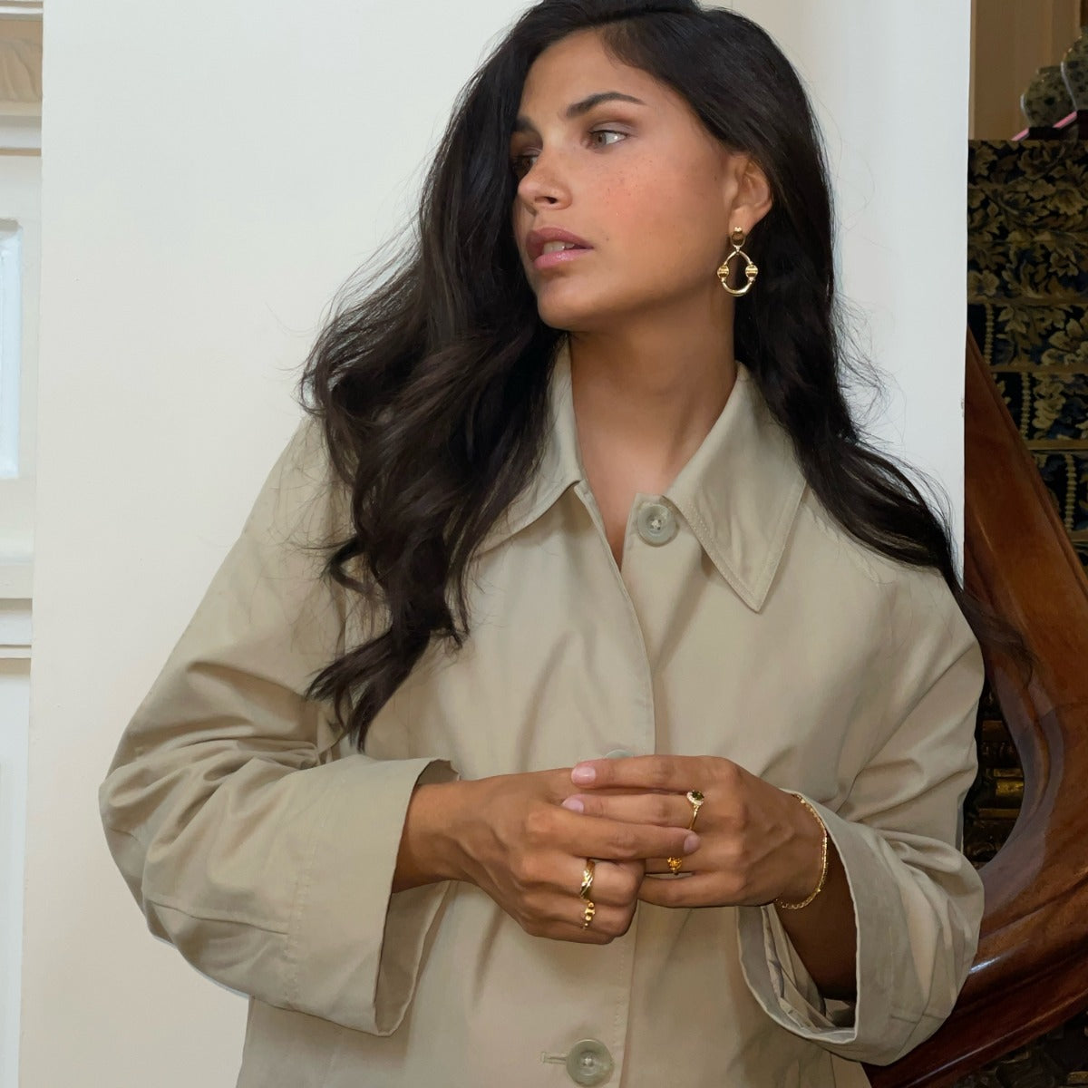 24Kae Gold Earrings 424113Y