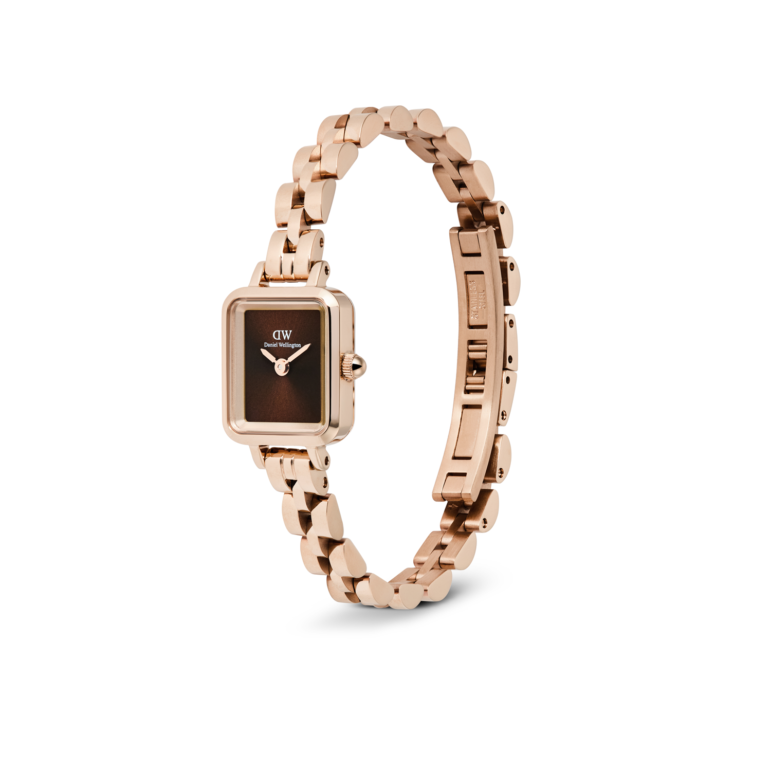 Daniel Wellington Petite & Quadro Mini Arch Amber Brown Women's Watch DW00100849