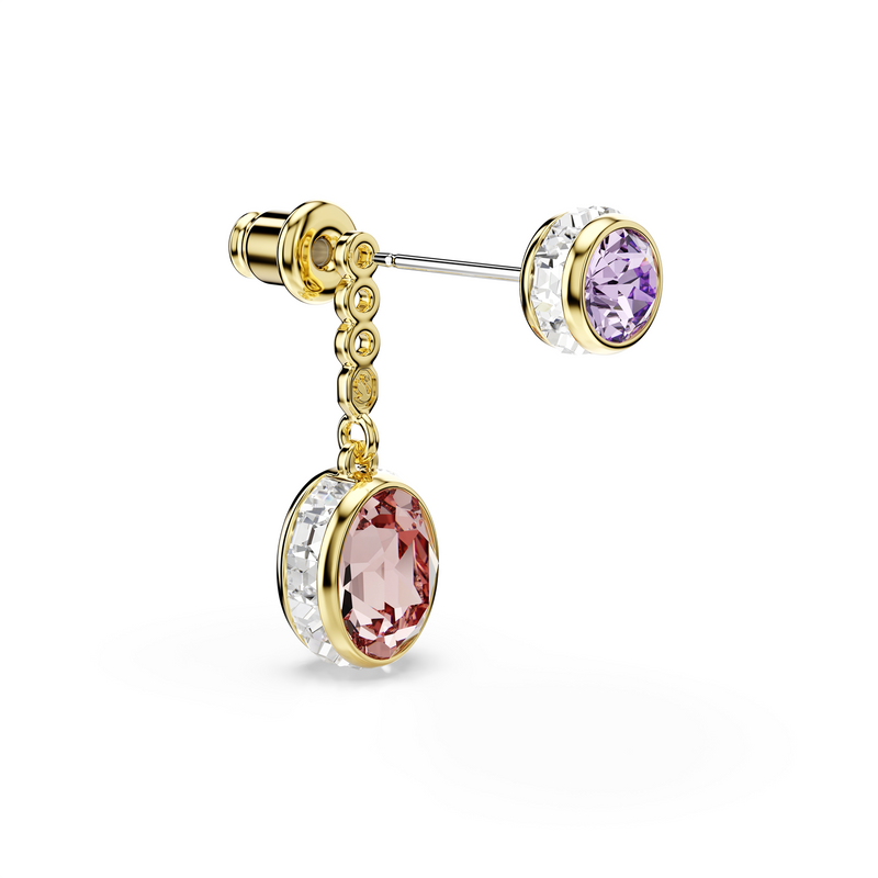 Swarovski Chroma Gold Plated Earrings 5738478-zoom-