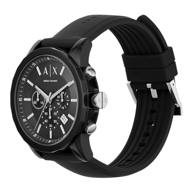Armani Exchange Outerbanks Hommes Montre Noir AX1326-zoom-