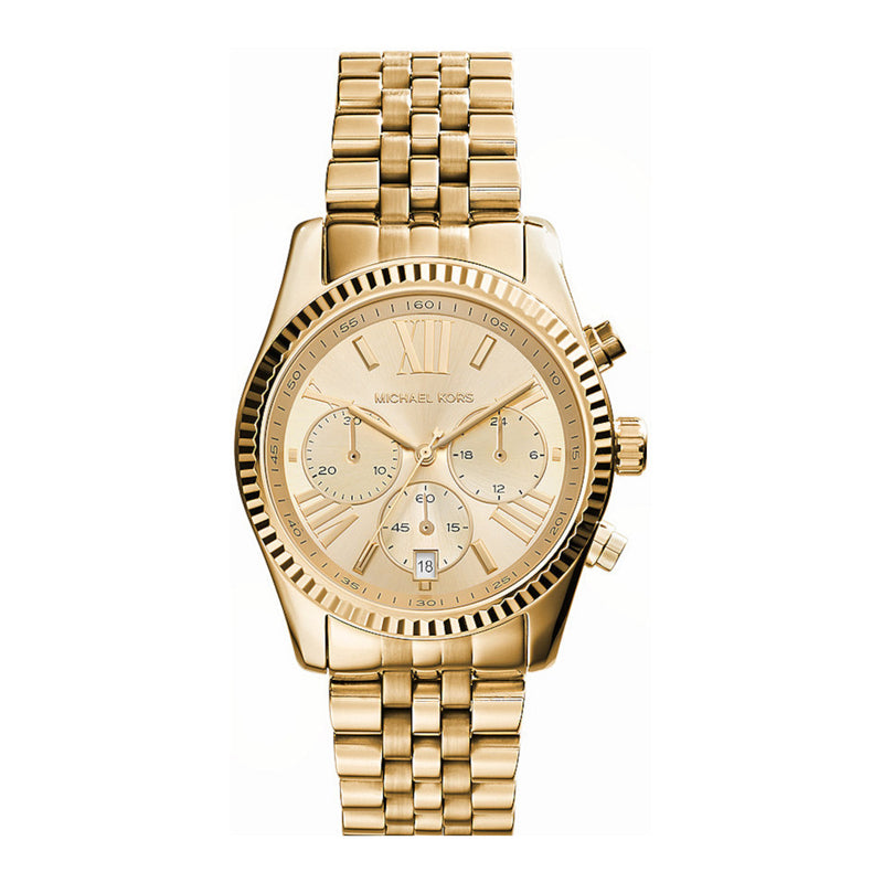 Michael Kors Lexington Femmes Montre Or MK7378-zoom-