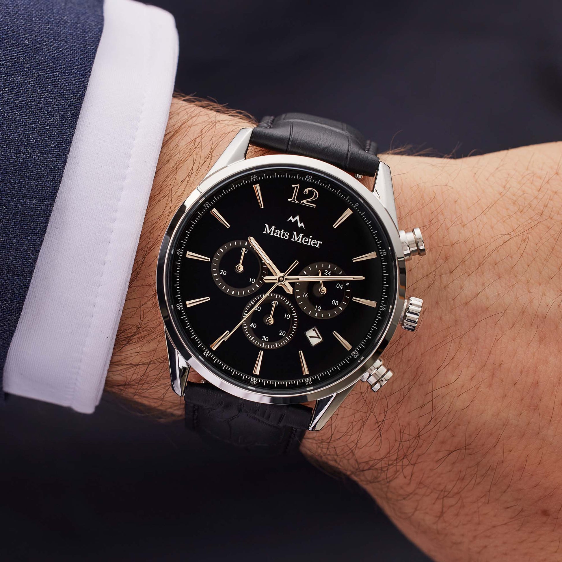 Mats Meier Grand Cornier Chrono Black Watch MM00106