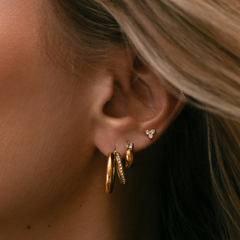 Mockberg Kenza Raya Gold Plated Hoops MB1759