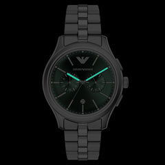 Emporio Armani Round Green Dial Watch AR11746