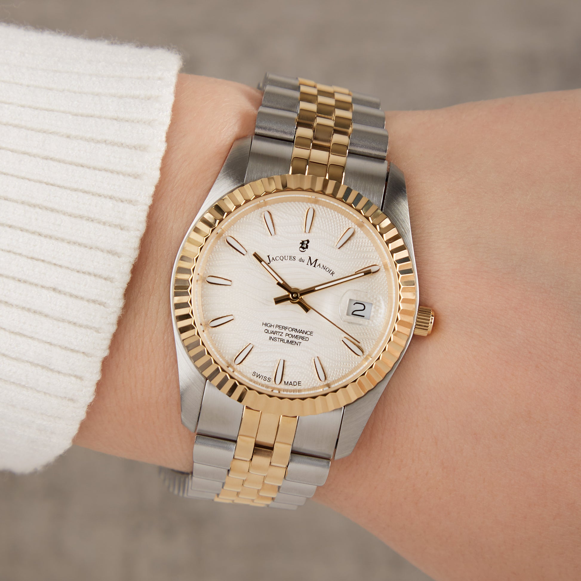 Jacques du Manoir Inspiration Prestige Gold Watch JWL01801