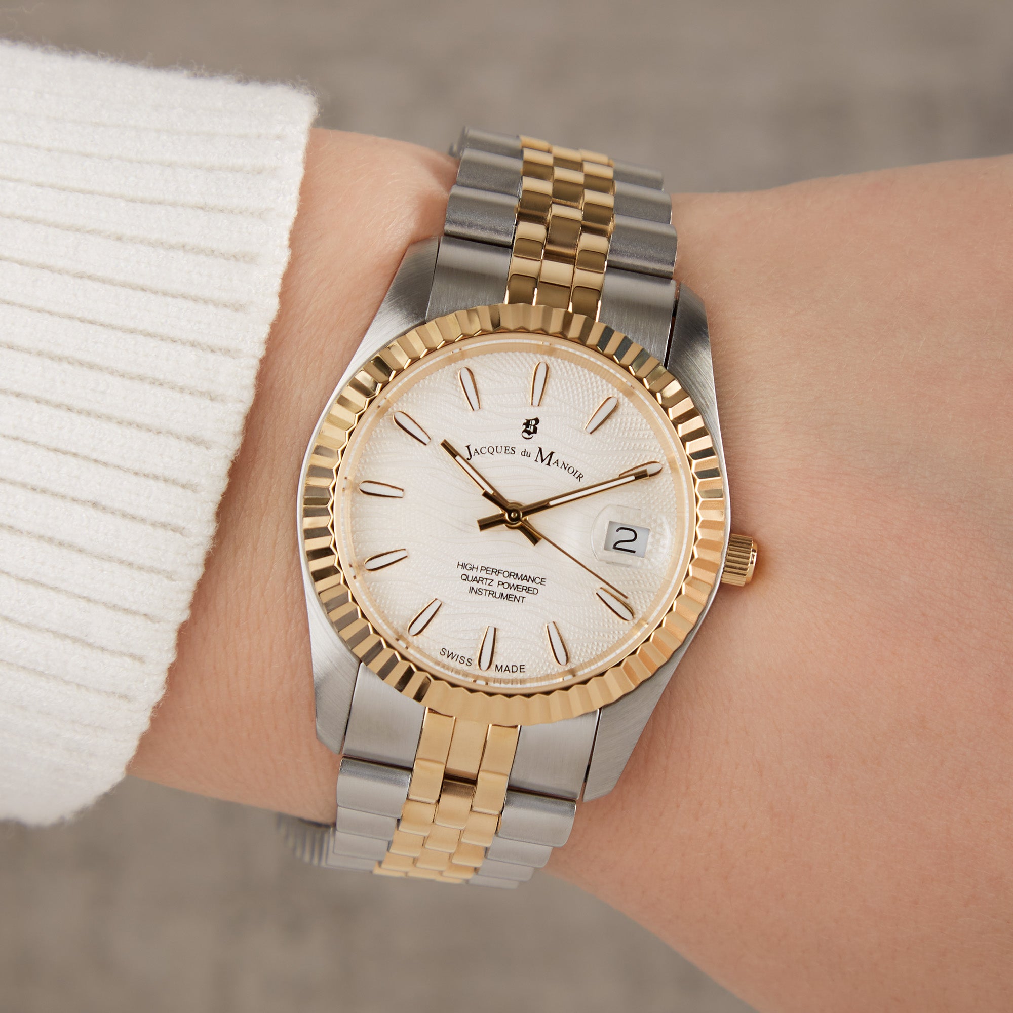 Jacques du Manoir Inspiration Prestige Gold Watch JWL01801