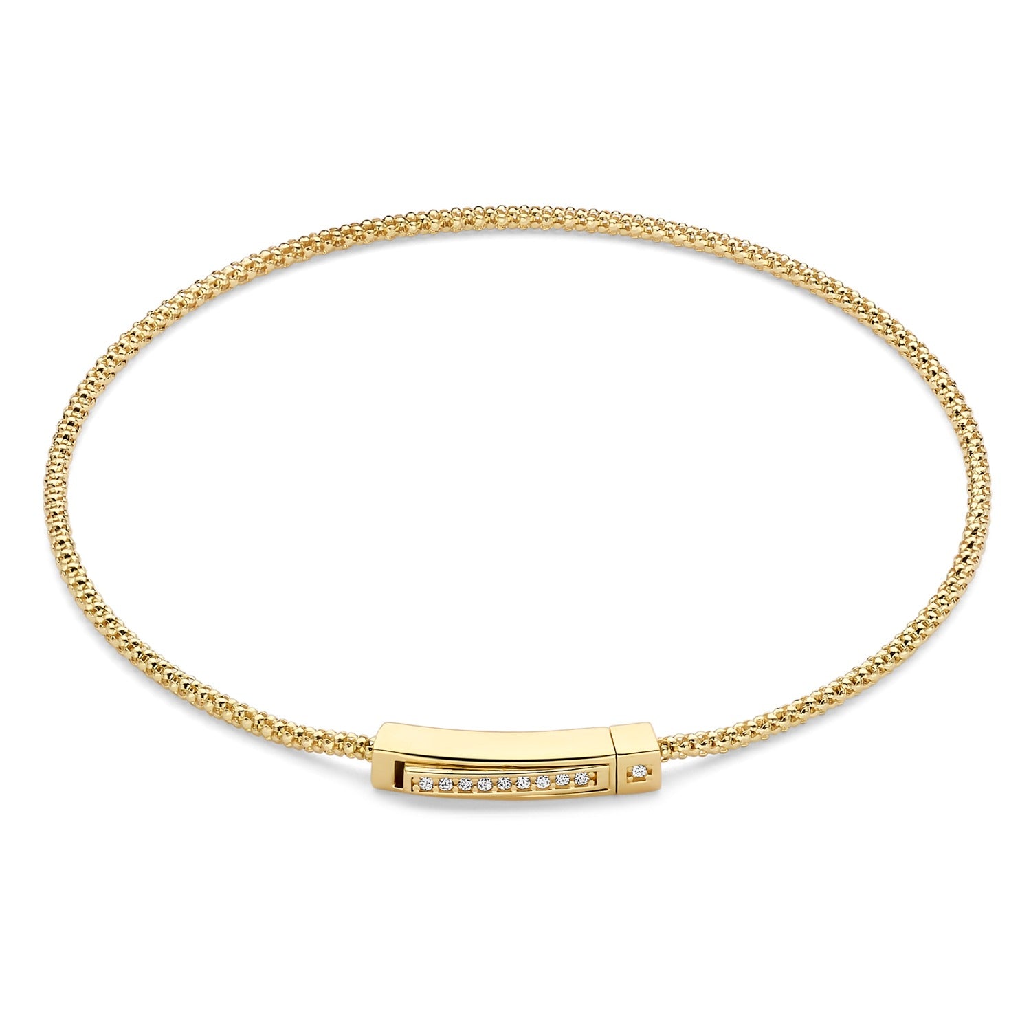 Isabel Bernard Le Marais Liaison 14 Karat Gold Bracelet With Zirconia Stones IB320154
