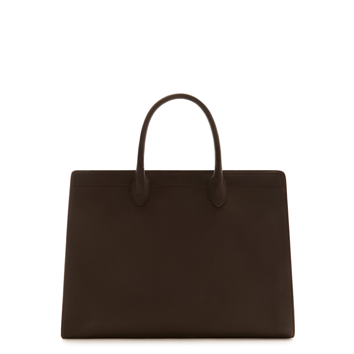 Isabel Bernard Honoré Nadine Brown Calfskin Leather Handbag with Laptop Compartment IB25087