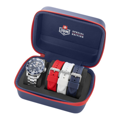 JDM Military Mike Plus Blue Sunray Men's Watch JDM-WG029-02