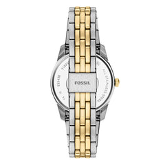 Fossil Scarlette Round Black Dial Watch ES5458