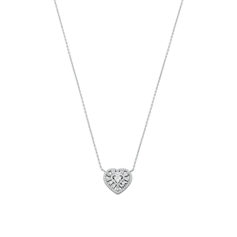Michael Kors Kors Love Femmes Collier Argent MKC1689CZ040-zoom-