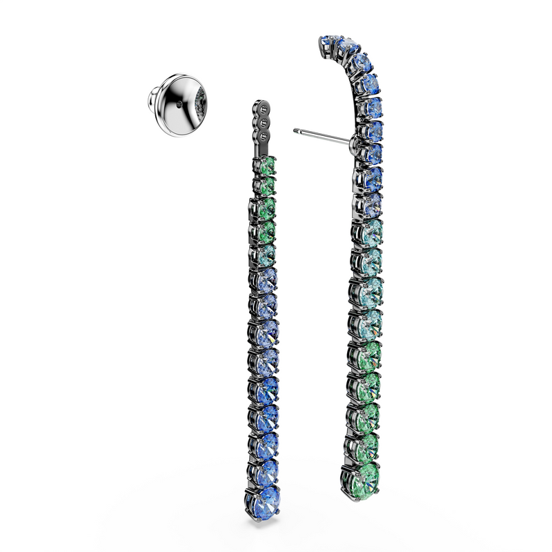 Swarovski Matrix Gold Plated Earrings 5741390-zoom-