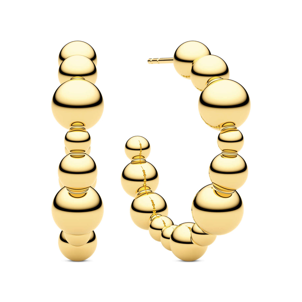 Sif Jakobs Gold Plated Bormio Circolo Earrings SJ-E2598-YG