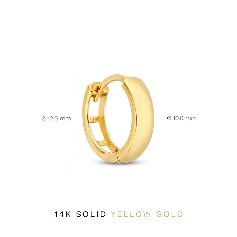 Isabel Bernard Rivoli Femmes Créoles Or 14 carats IB360141-zoom-