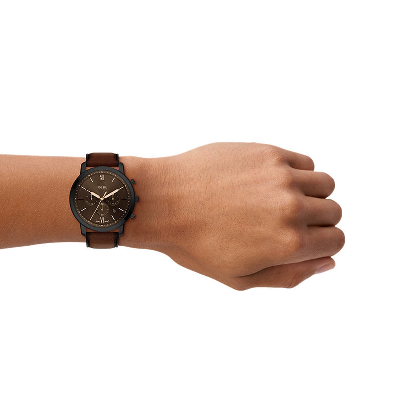 Fossil Neutra Round Black Dial Watch FS6163-zoom-