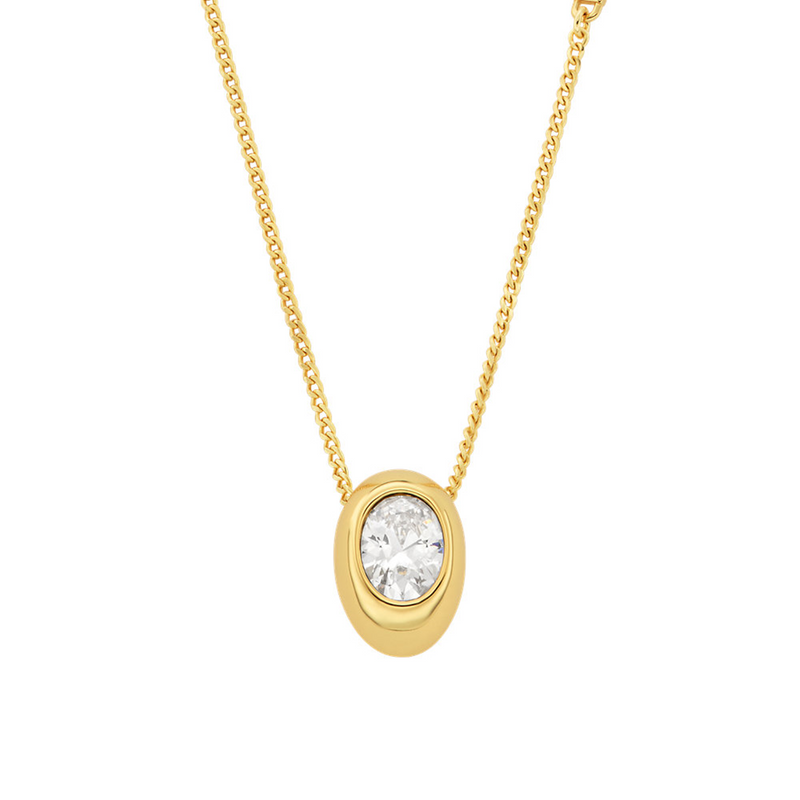 Michael Kors Premium Brass Necklace MKJ8472710-zoom-