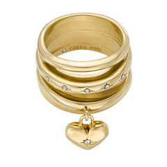 Fossil Sadie Gold Coloured Ring JF048347109