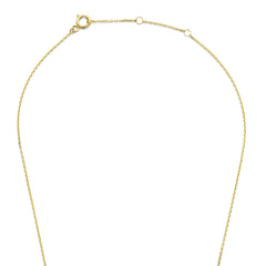 Isabel Bernard Cadeau d'Isabel 14 karat gold necklace and ear studs gift set with feather IB90186