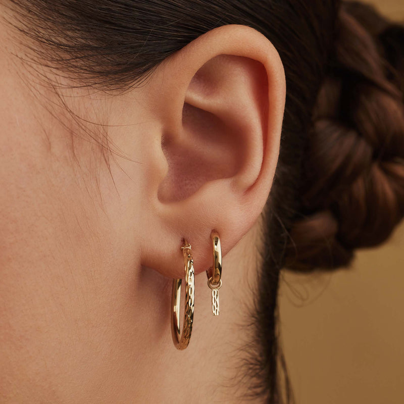 Isabel Bernard Rivoli Femmes Créoles Or 14 carats IB360150-zoom-