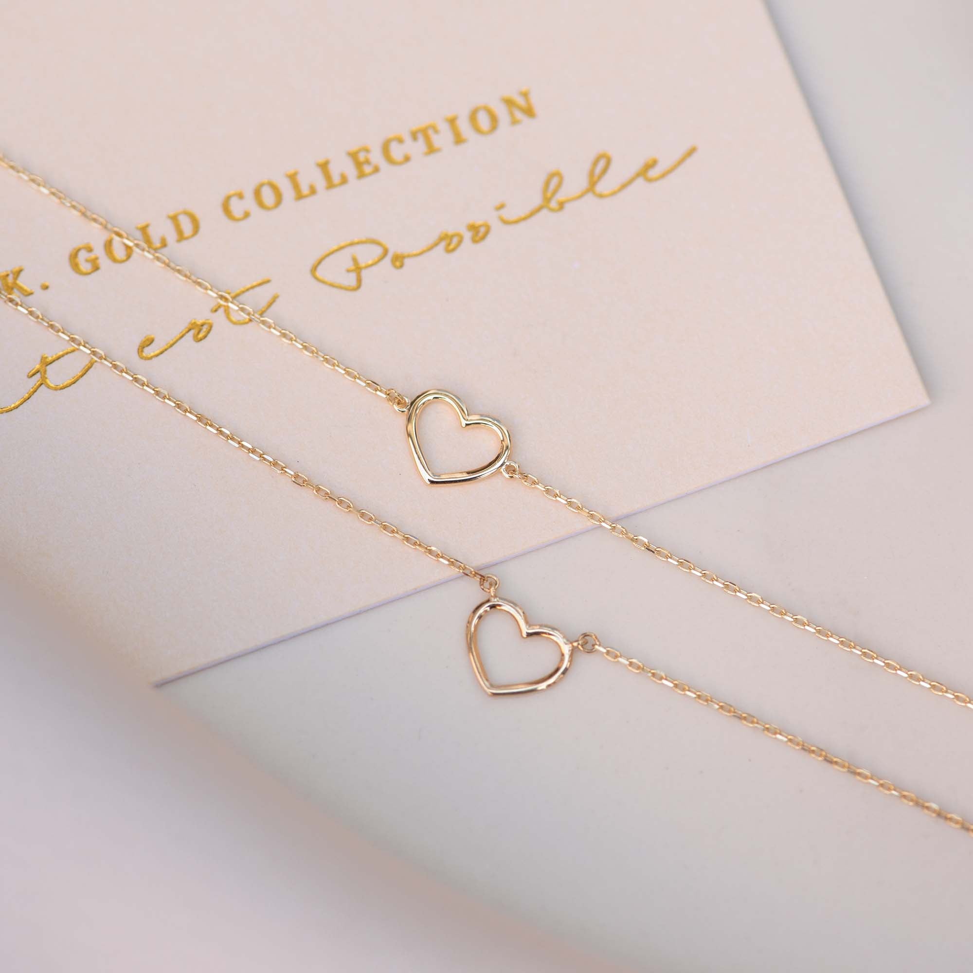 Isabel Bernard Cadeau d'Isabel 14 Carat Golden Necklace and Bracelet giftset IB90058