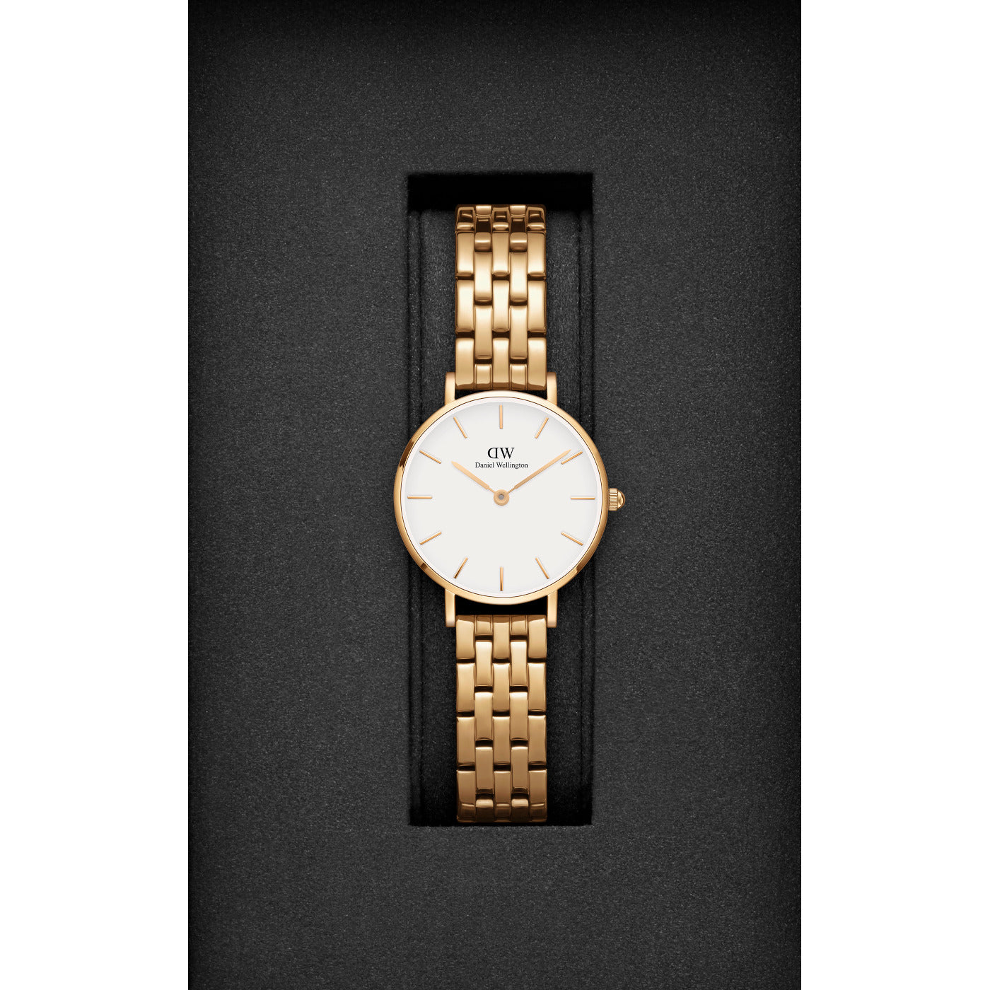 Daniel Wellington Petite Link Gold Watch DW00100614