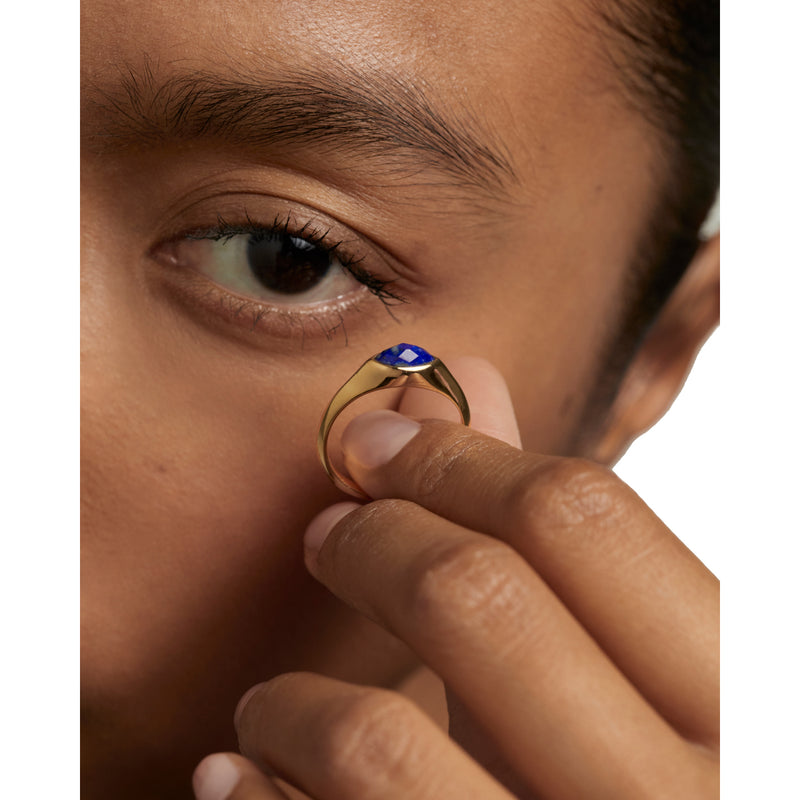 P D Paola Vanilla Femmes Bague Plaqué or 14 carats AN01-A49-16-zoom-