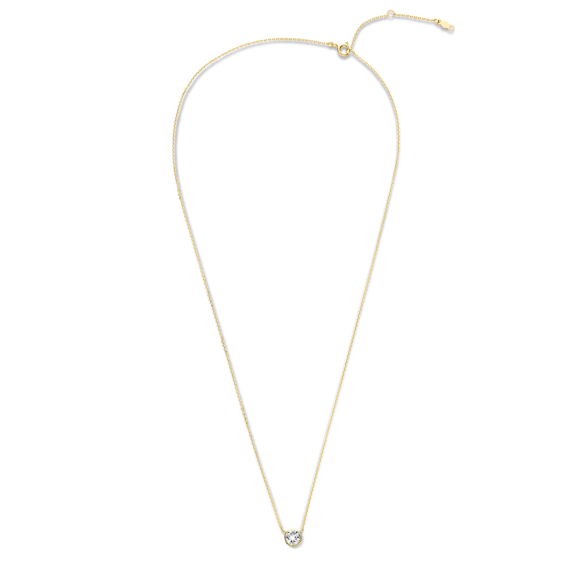 Violet Hamden Venus 925 Sterling Silver Gold-coloured Necklace with Birthstone VH340010-MAY