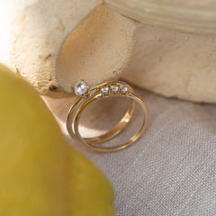 Beloro Jewels Monte Napoleone Stella 9 carat gold Ring BO330003-56