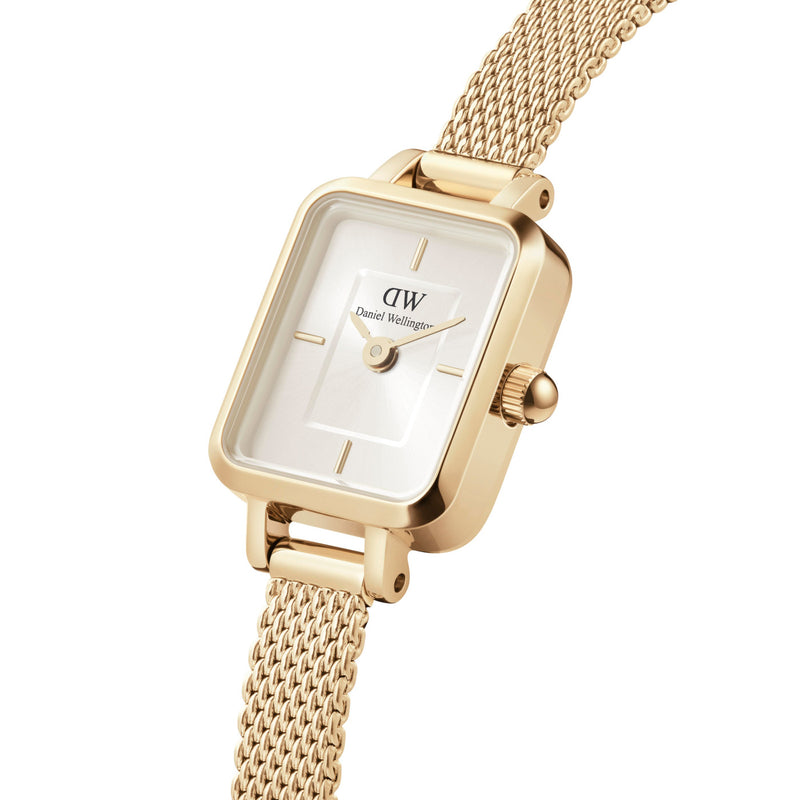 Daniel Wellington Quadro Femmes Montre Or DW00100656-zoom-
