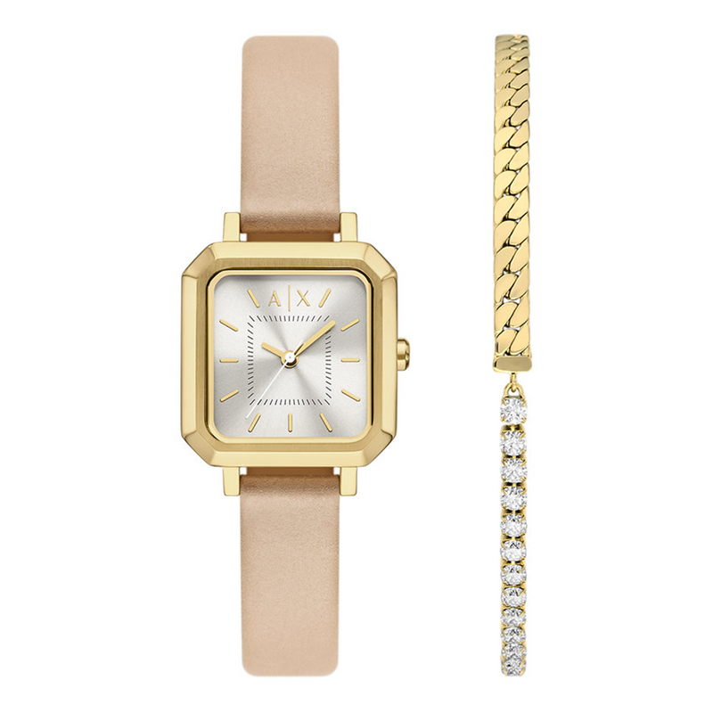 Armani Exchange Gold Women's Watch AX7172SET-zoom-
