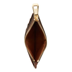 Isabel Bernard Honoré Aveline croco Brown Leather Card Holder made of Calfskin IB27019