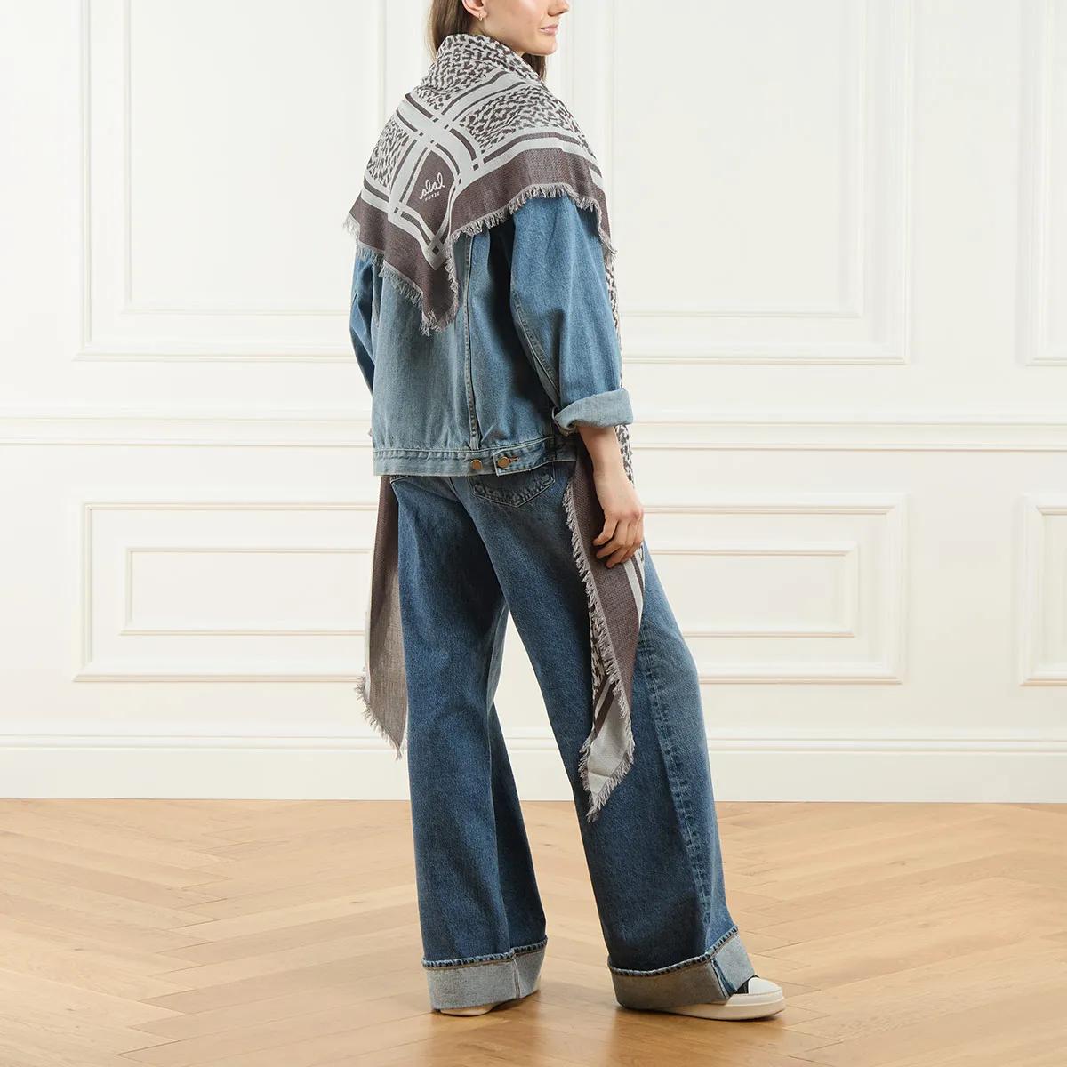 Lala Berlin Brown Lightweight Scarf 2001-A0533926