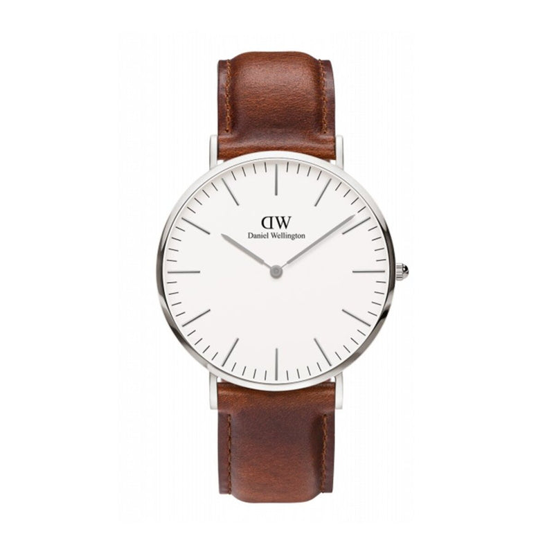 Daniel Wellington Classic St. Mawes Hommes Montre Marron DW00100021-zoom-
