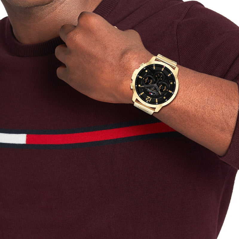 Tommy Hilfiger Hommes Montre Or TH1710511-zoom-