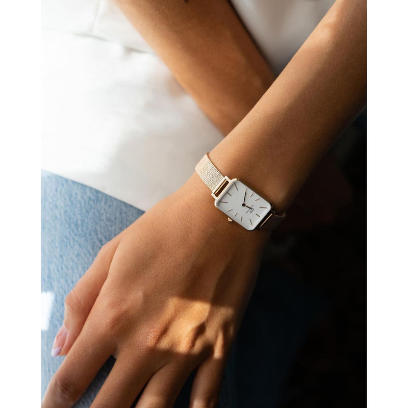 Daniel Wellington Quadro Gold Femmes Montre DW00100556-zoom-